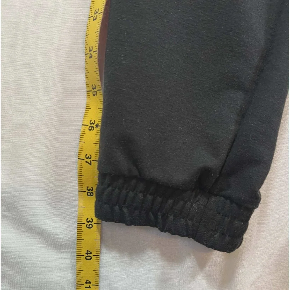 Puma Womens Joggers Black Elastic Waist Drawstring Athletic Sweatpants Small - Picture 3 of 6
